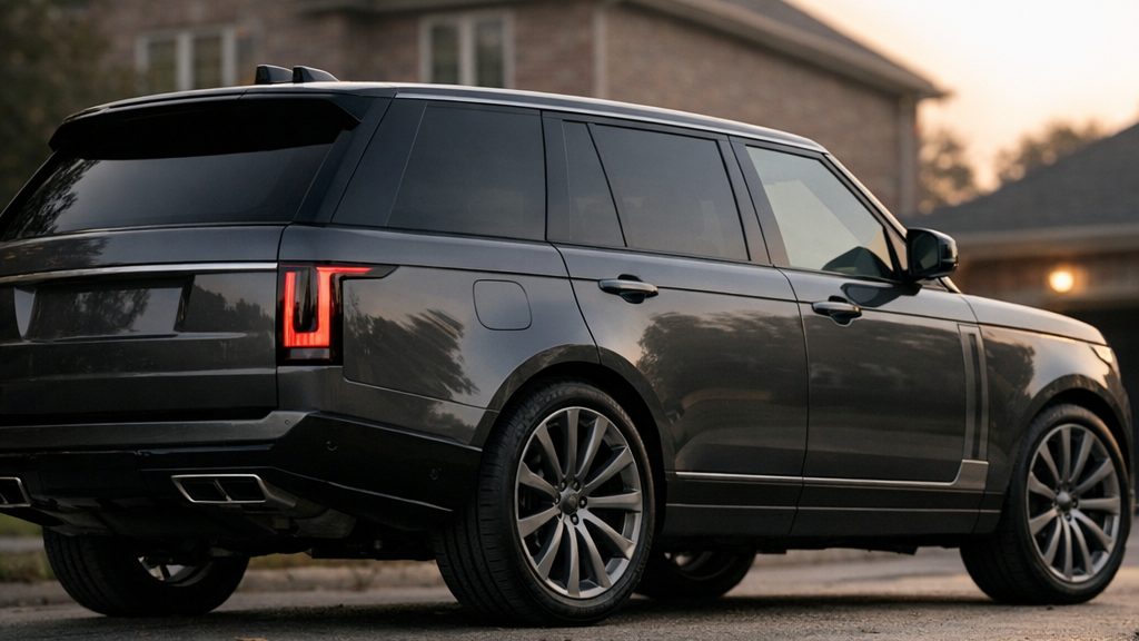 A prestige replacement SUV delivered to a Sydney driveway after a not-at-fault accident