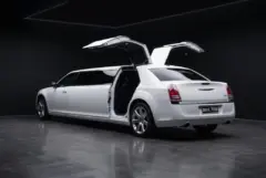 Chrysler 300 Stretch Limousine, studio, rear three quarter