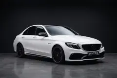 Mercedes-AMG C63 S Stage 3, studio, front three quarter