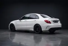 Mercedes-AMG C63 S Stage 3, studio, rear three quarter