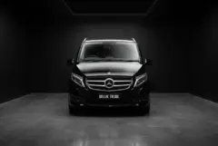 Mercedes-Benz V-Class Black, studio, front