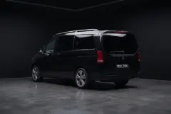 Mercedes-Benz V-Class Black, studio, rear three quarter